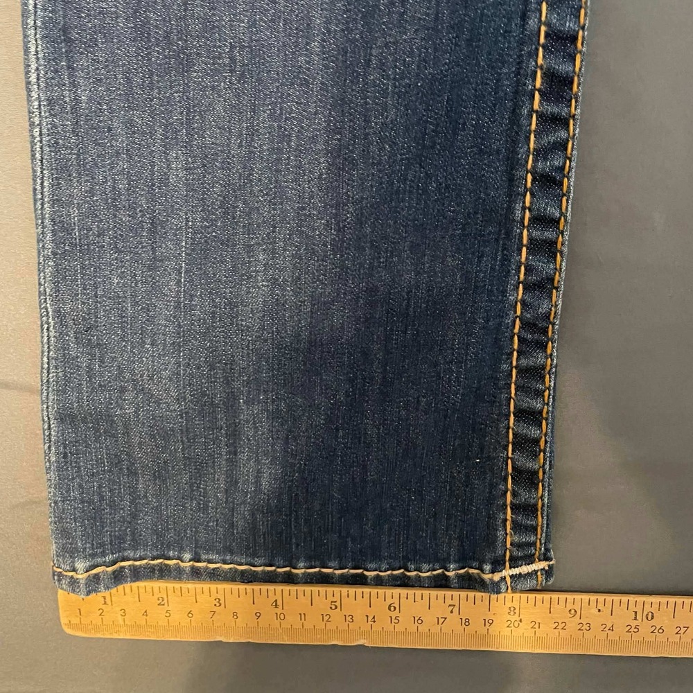 $235 NWT True Religion Size 27 Havana Bootcut Big T Jeans Blue Havana - Picture 7 of 12
